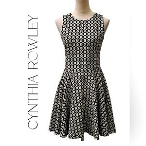 💖Fit and Flare Embroidered Sleeveless Dress